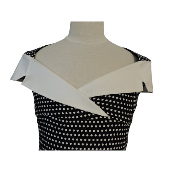 Joseph Ribkoff Polka Dot Dress - Picture 2 of 8